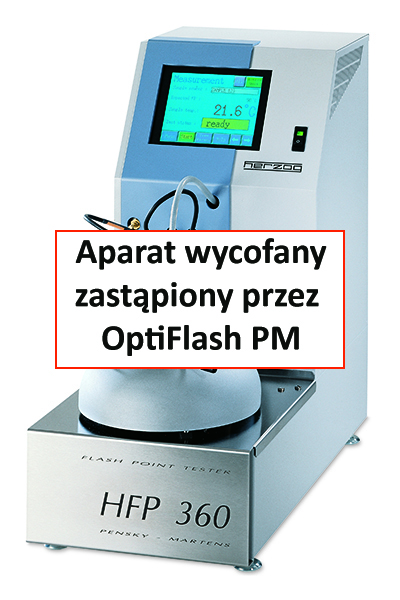HFP 360 Automatyczny aparat do oznaczania temperatury zapłonu w tyglu zamkniętym metodą Pensky Martens